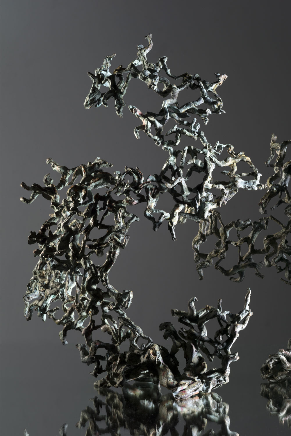 Rimbaud papillon voler bronze sculpture art polliniser vent